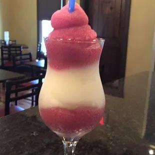Wine slushie--delicious!