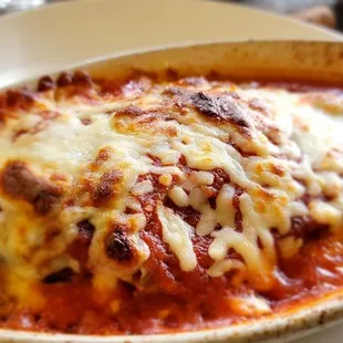 a dish of lasagna