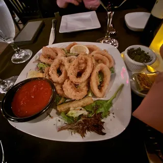 Fried Calamari & Zucchini