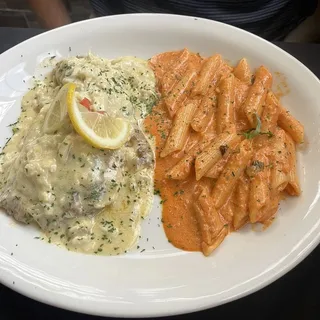 Snapper with Champagne Sauce