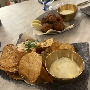 chicken wings and fried chicken, food