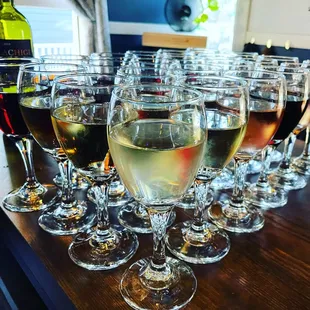 Wine Flights Flights Flights!! Happy Hour 3-5:30 pm Tues-Saturday #HappyHour #WineFlights #Winebar