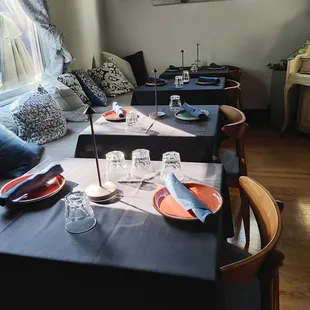 Cozy dining in the Piano Lounge.....Romantic Indoor Dining