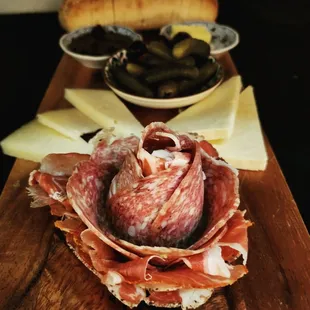 Add a Charcuterie Rose to your cheese platter!