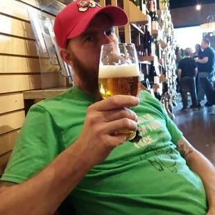 Mike S. at the wine event!