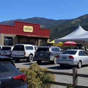 cars parked in a parking lot
