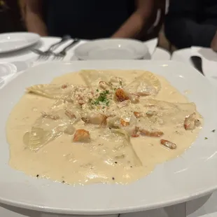 Lobster ravioli