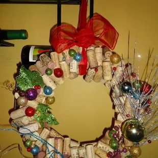 Cork wreath making class!