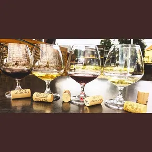A wine flight