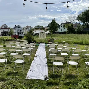 Our venue for weddings celebrations of all types and 2 1/2 acres along with our 3000 square-foot greenhouse party space