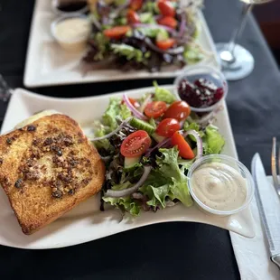 Grilled Brie Sandwich and Italian Beef Sandwich.