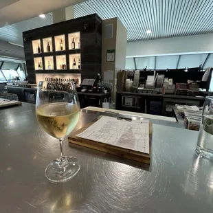 Bar at the airport in SF.