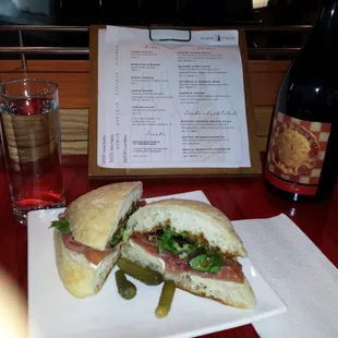 Brie and Prosciutto Sandwich