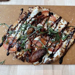 Margherita flat bread, $13