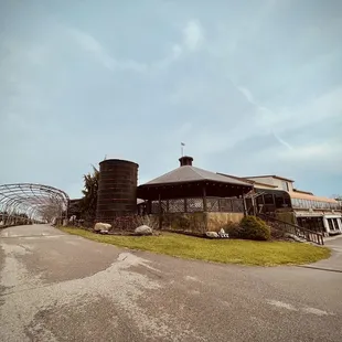 a view of the winery