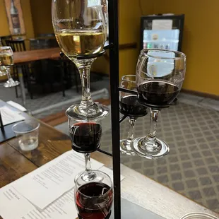 Wine flight.