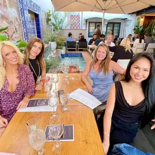 VINOPOP community enjoying a winemaker led tasting in Laguna Beach