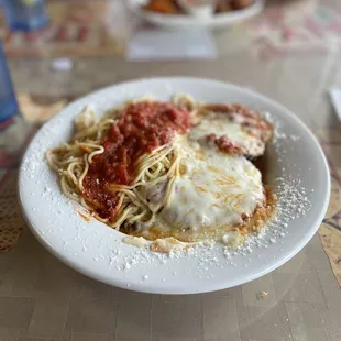 Eggplant Parmigiana Pasta