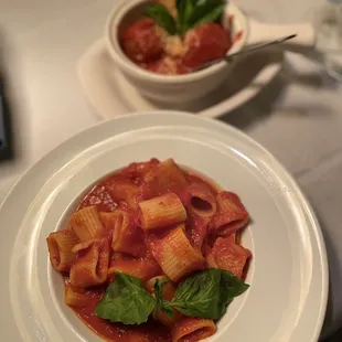 Side of Pasta and Homemade Meatballs!
