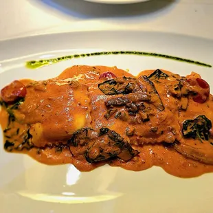 Lobster ravioli
