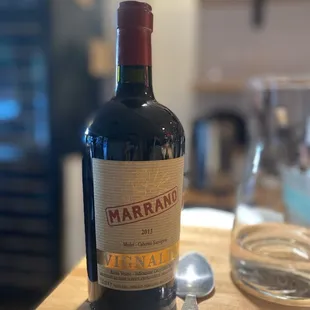 The owner said this was a really good wine and value (but we didn&apos;t order it lol)