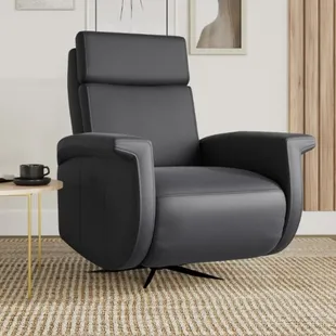Modern swivel recliner. Vinson Fine Furniture. Columbus, Ohio