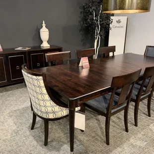 Nice looking formal dining set. Custom.