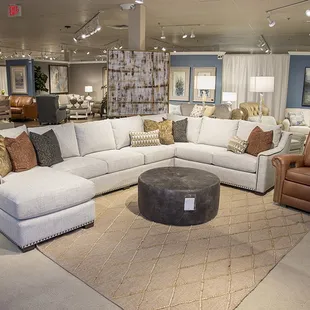 Smith Brothers of Berne, made in Indiana offers luxurious sofas, chairs, sectionals in fabric or leather, with a lifetime warranty.