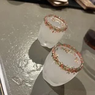 Lemon drop shot at Christmas time