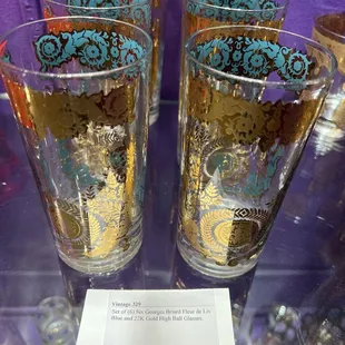 Some of the most gorgeous vintage glasses