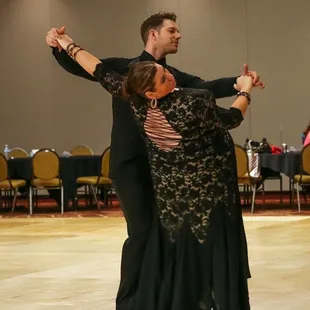 Dancing at competition