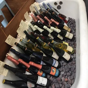 Tub of wine. Options.