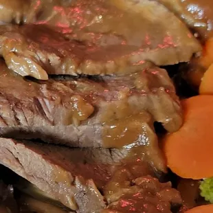 pot roast close up