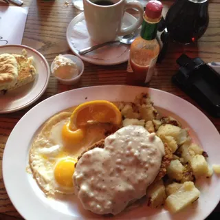 Country Fried Steak & Eggs