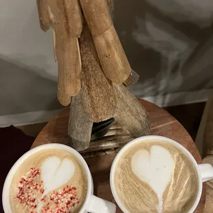 Spicy frosty latte, Santa's cookies latte