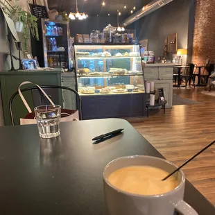 Coffee break with my Oatmilk latte