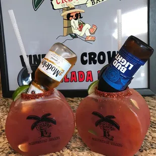Michelada Fish Bowl Have it with any beer you like