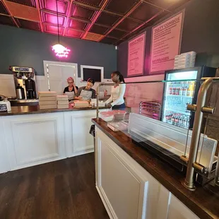 Order at the counter &amp; then into the donut assembly