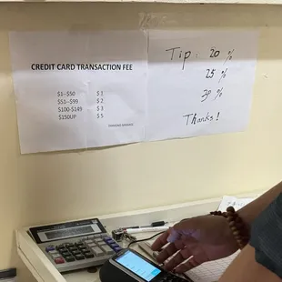 Royal Massage at Vintage Faire Mall - Credit Card Fee &amp; Tip List as of June 2024