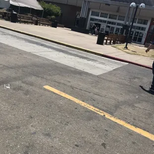 Outside tents for seating and eating