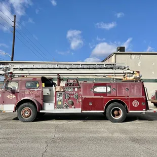 Fire truck outside