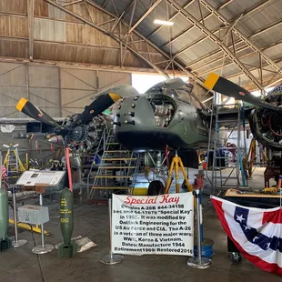 Special Kay! 1944 This plane has 14 fifty caliber machine guns. That's some firepower!