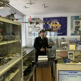 Displays inside museum