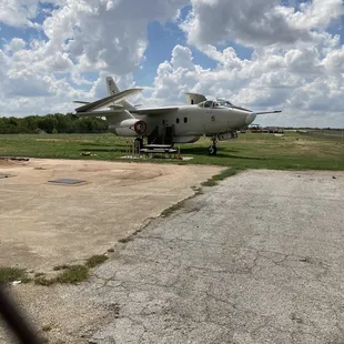 US Navy A-3 Skyraider (only aircraft displayed outside of museum)