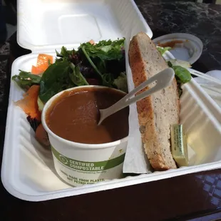 Soup & salad combo !! Yum!!