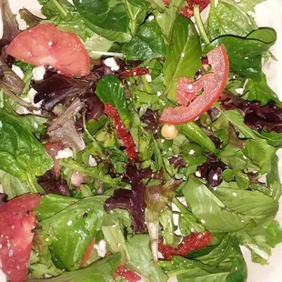 Middle Eastern,  not a good picture but it's loaded with ingredients