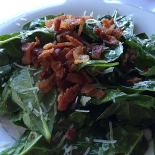 Wilted Spinach Salad