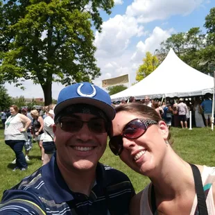 a man and woman taking a selfie