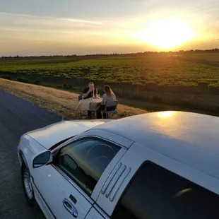 Limo date night on the California Delta