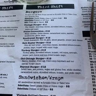 Burger menu